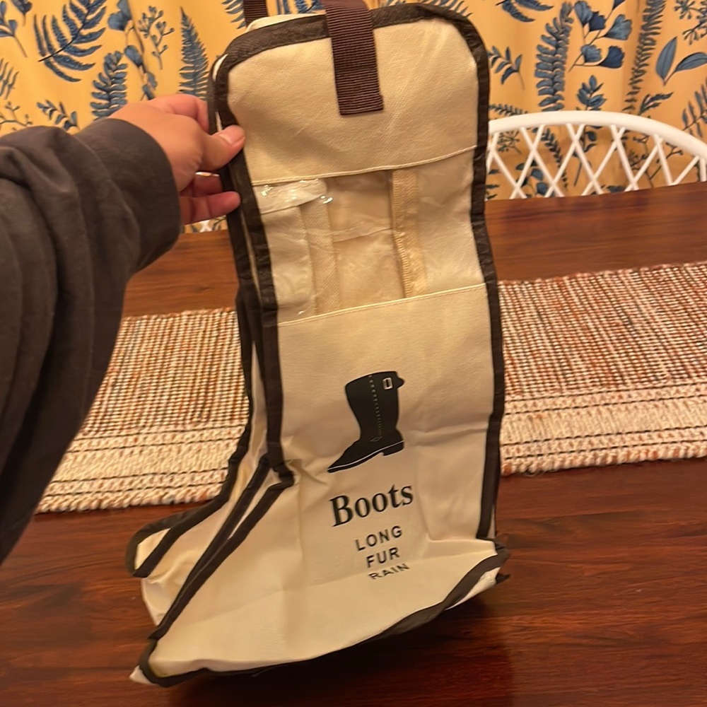 Boot cover storage bag